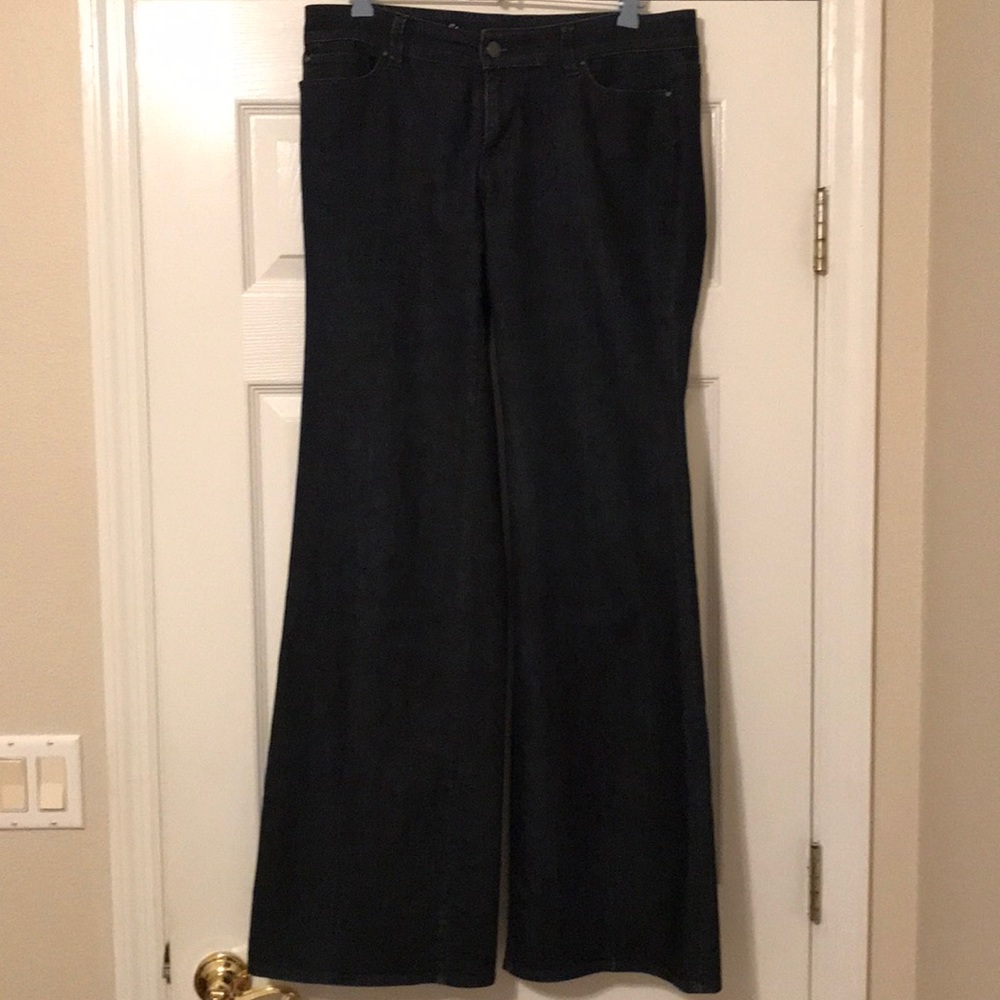 Ann Taylor dark Denim Trousers size 10